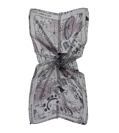 Šal marama Anekke FW23 CONTEMPORARY-1 186x90cm