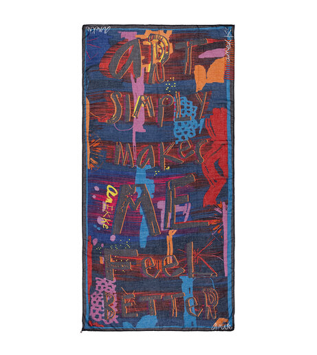 Šal marama Anekke FW23 SHOEN BRUSH-1 186x90cm