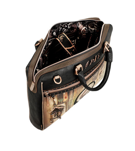 Torba poslovna Anekke FW23 SHOEN BLACK L-41x31x10 cm