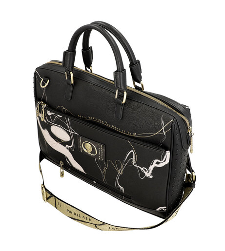 Torba poslovna Anekke FW23 crna NATURE SHODO 41x31x10 cm