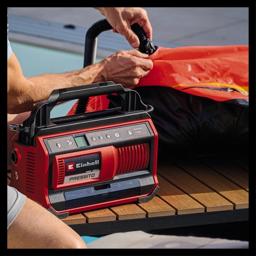 EINHELL akumulatorski hibridni kompresor PRESSITO 18/25 Hybrid - SAMO ALAT