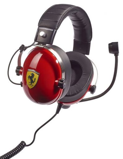 Thrustmaster T.RACING SCUDERIA FERRARI, gaming slušalice, PC/PS4/PS5/Xbox One