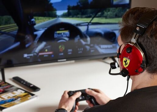Thrustmaster T.RACING SCUDERIA FERRARI, gaming slušalice, PC/PS4/PS5/Xbox One