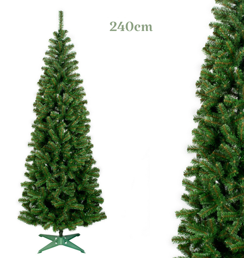 Umjetno božićno drvce – KAROLINA usko – 240cm
