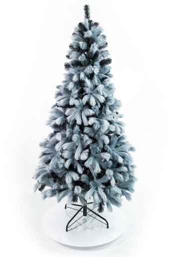 Umjetno božićno drvce - EMILI crno - siva - 150 cm