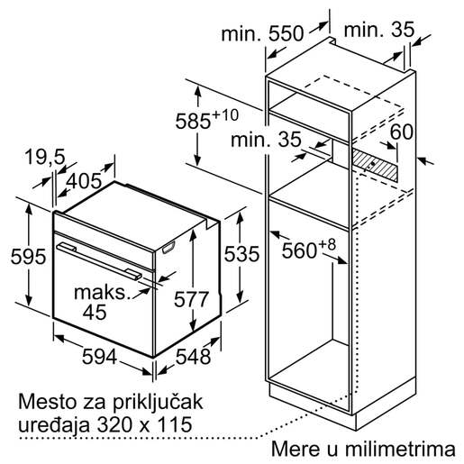 Bosch pećnica HRG7361B1