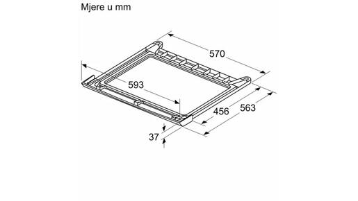 Bosch dodatni pribor za perilice/sušilice WTZ27510