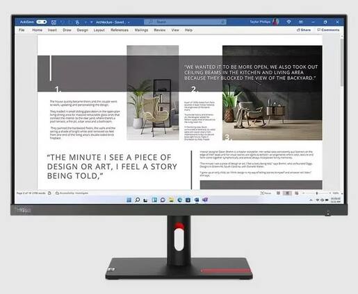 Lenovo monitor ThinkVision S27i-30, 63DFKAT4EU, 27", IPS, FHD, VGA, 2xHDMI, 100Hz, 4ms