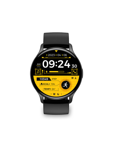 KSIX, smartwatch Core, Amoled, pametni sat, crni