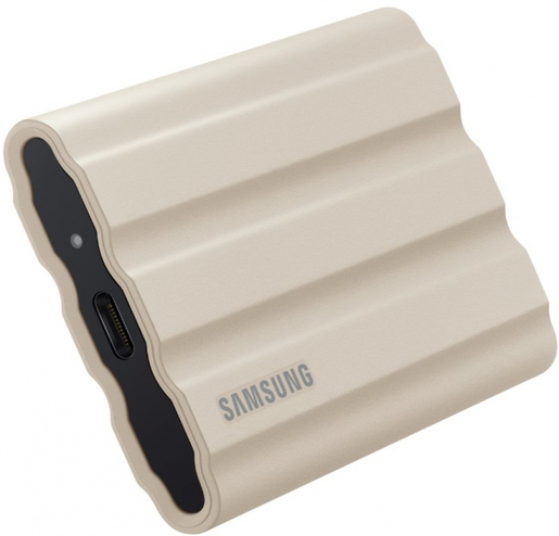 Vanjski SSD Samsung 2TB Portable T7 Shield Beige