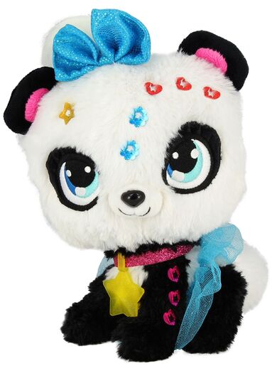 Plišana igračka Shimmer Stars - panda Piksi, s opremama