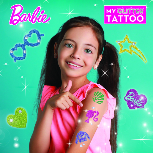 Barbie Glitter Tattoo