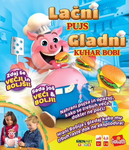 Društvena igra Gladni kuhar Bobi