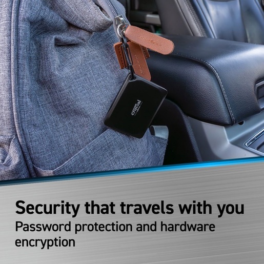 Vanjski SSD Crucial X10 Pro Black 1TB