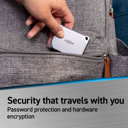 Vanjski tvrdi disk Crucial X9 Pro Gray 4TB