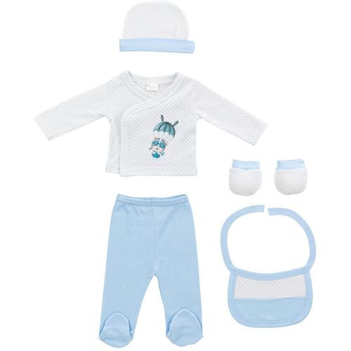 InterBaby baby set Padobranac 5/1, plavi