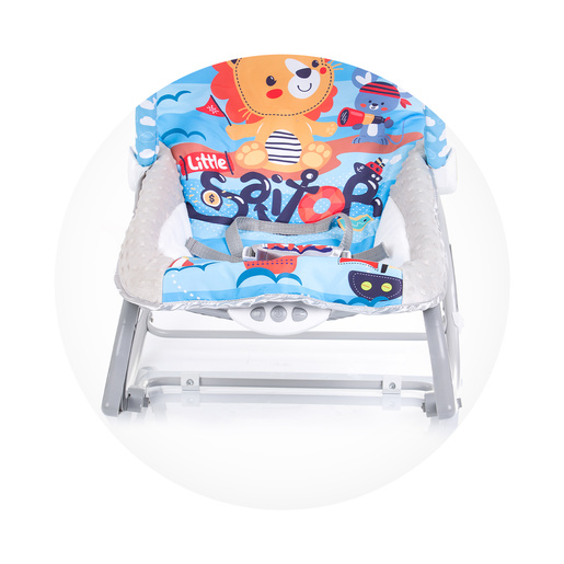 Chipolino glazbena ležaljka Baby Spa Blue