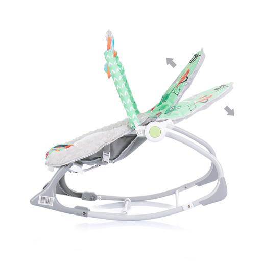 Chipolino glazbena ležaljka Baby Spa Green