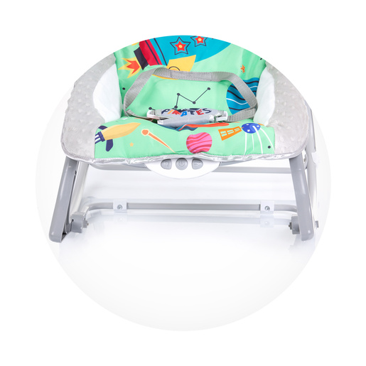 Chipolino glazbena ležaljka Baby Spa Green