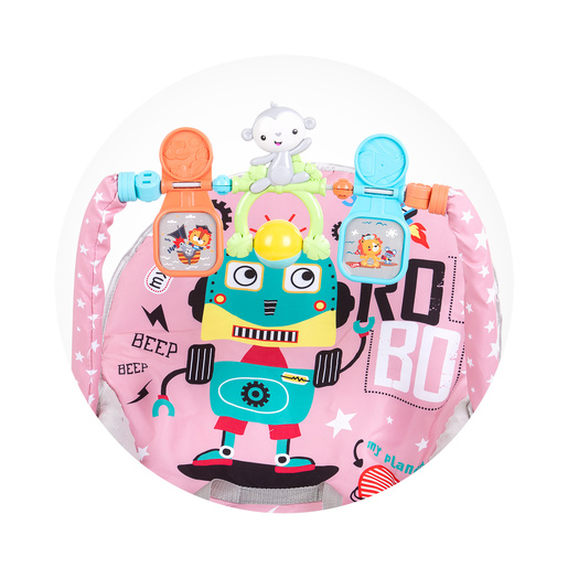 Chipolino glazbena ležaljka Baby Spa Pink