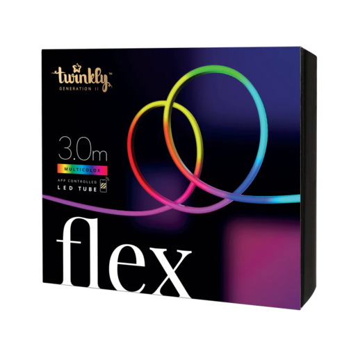 Twinkly Flex pametne lampice, višebojno izdanje, 200L/3m, BT + WI-Fi, RGB
