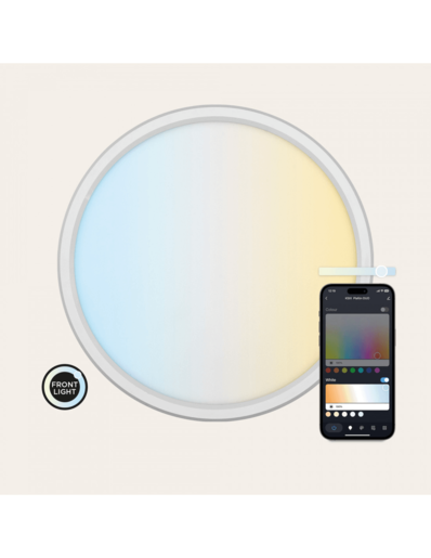 KSIX DUO stropna svjetiljka SmartLED, 42 cm, 24 W, 2.450 lm, RGB-CCT, WiFi