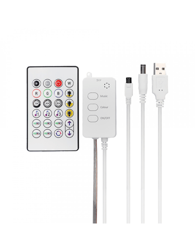 KSIX ColorLed bubbles traka, glazbeni način rada, 16 milijuna raznih boja, 10m