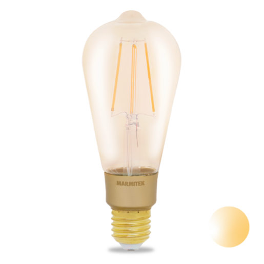 MARMITEK pametna Wi-Fi LED žarulja sa žarnom niti XL- E27, 6W