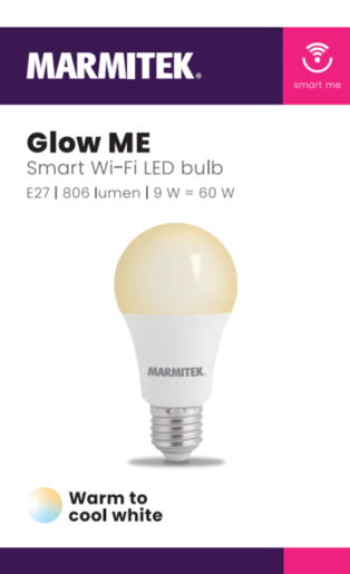 MARMITEK pametna Wi-Fi LED žarulja - E27, 9W
