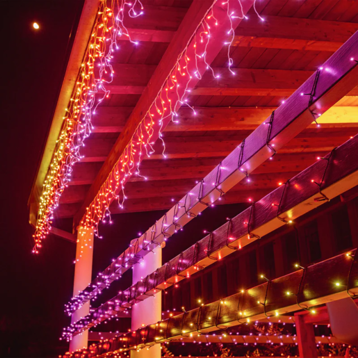 Twinkly Icicle pametne lampice, višebojno izdanje, 190L 4.3mm, BT+WIFI