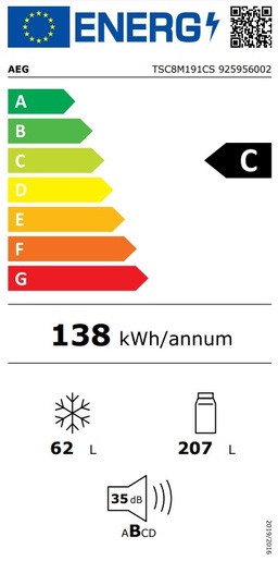 AEG hladnjak TSC8M191CS
