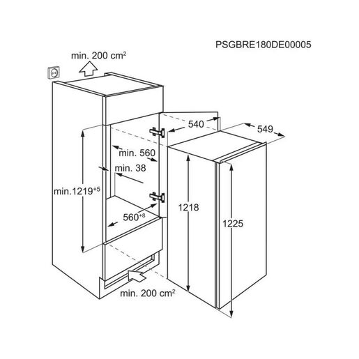 Electrolux hladnjak LRB3AE12S