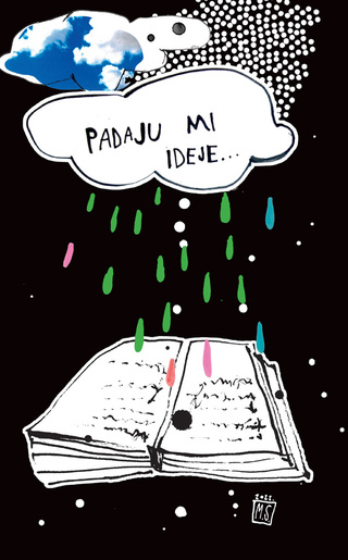 Rokovnik - padaju mi ideje, crni