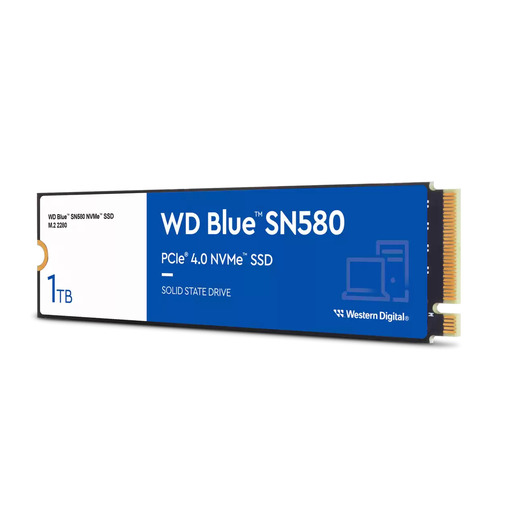 SSD 1TB Western Digital Blue™ SN580 M.2 NVMe (WDS100T3B0E)