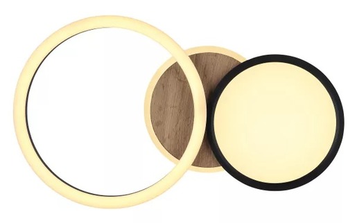 Stropna svjetiljka SID (51,5x30 cm), LED, IP20, crna