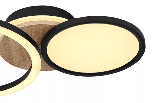 Stropna svjetiljka SID (51,5x30 cm), LED, IP20, crna