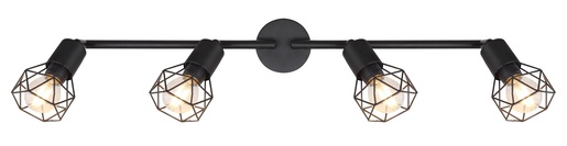 Stropni reflektor XARA I, 4xE14, IP20, crna