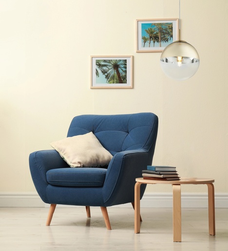 Viseća svjetiljka VARUS (Ø25 cm), E27, IP20, zlatna