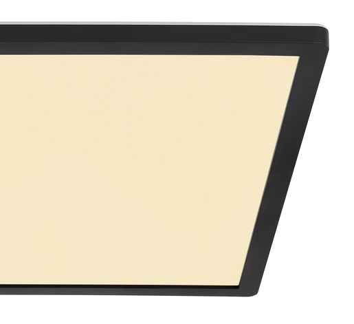 Stropna svjetiljka SAPANA (Ø42 cm), LED, IP44, crno-bijela