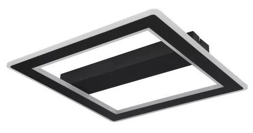 Stropna LED svjetiljka MATTIA (45x45 cm), IP20, crna