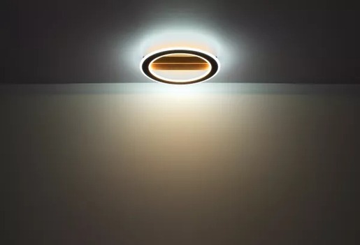 Stropna LED svjetiljka MATTIA (45x45 cm), IP20, crna