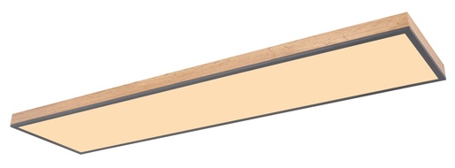 Stropna svjetiljka DORO (120x30 cm), LED, IP20, smeđa