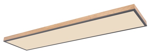 Stropna svjetiljka DORO (120x30 cm), LED, IP20, smeđa