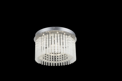 Stropna svjetiljka JOYCE (Ø37 cm), LED, IP20, srebrna