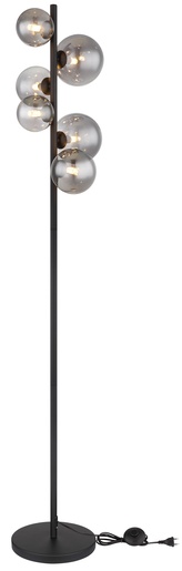 Podna svjetiljka RIHA, LED, IP20, crna