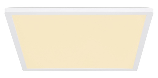 Stropna svjetiljka SAPANA (Ø42 cm), LED, IP44, pravokutna, bijela