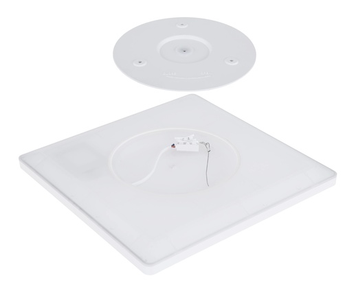 Stropna svjetiljka SAPANA (Ø42 cm), LED, IP44, pravokutna, bijela