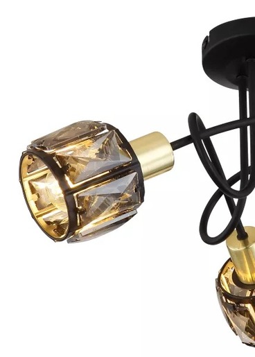 Stropni reflektor INDIANA, 3xE14, IP20, crna