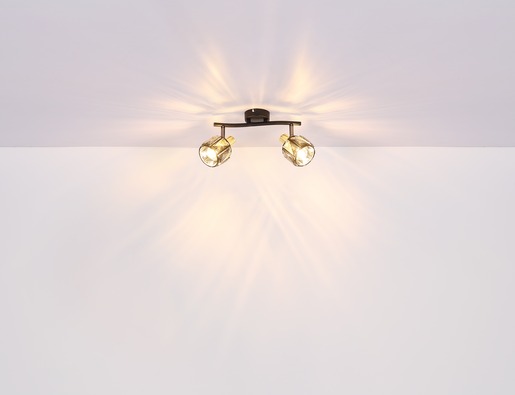 Stropni reflektor INDIANA, 3xE14, IP20, crna