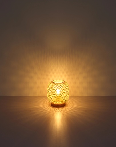 Stolna svjetiljka MIRENA, E27, IP20, smeđa